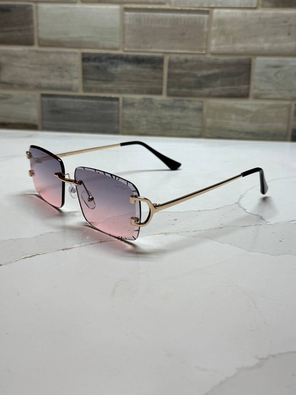 Cartier diamond cut sunglasses