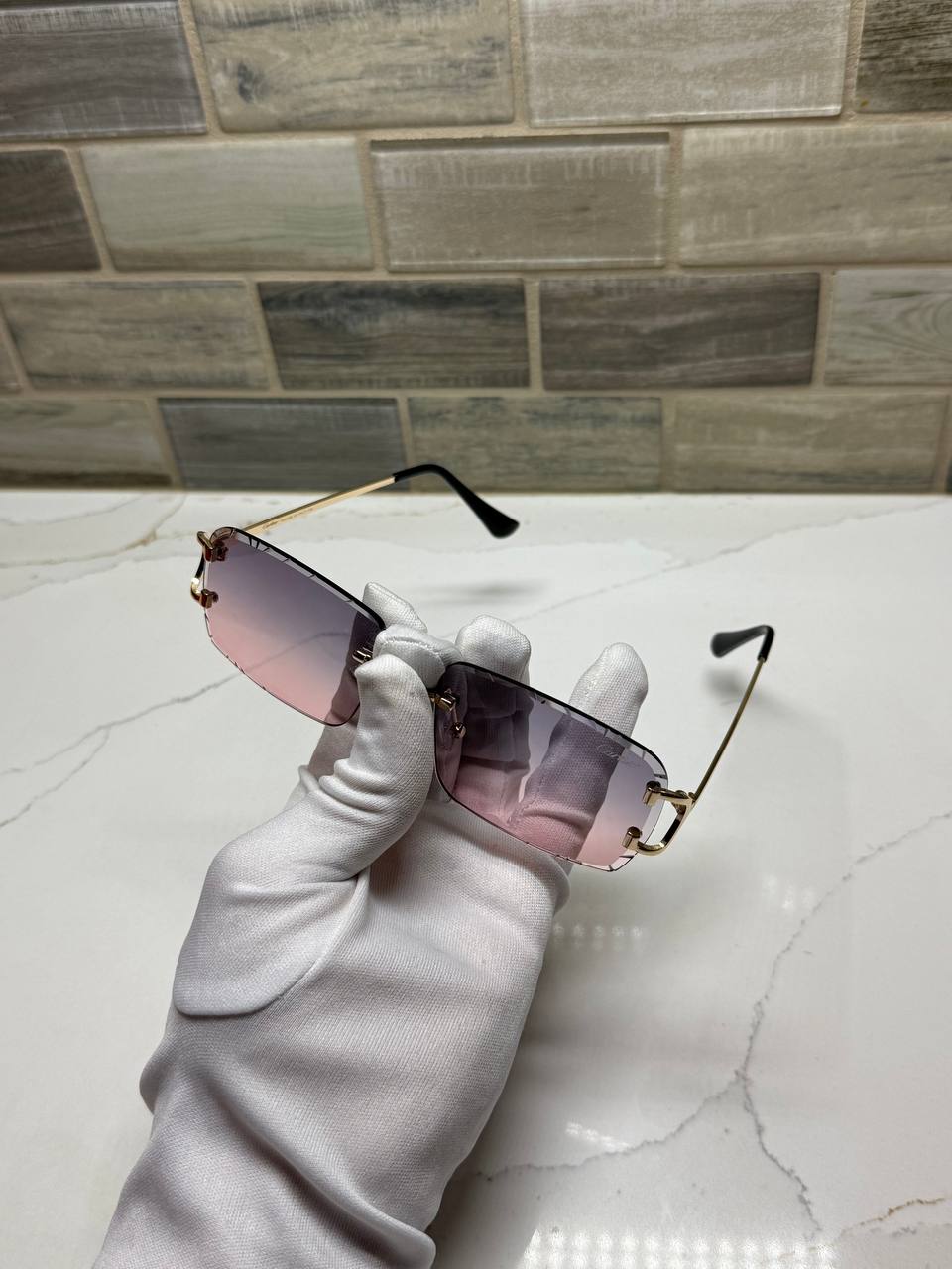 Cartier diamond cut sunglasses