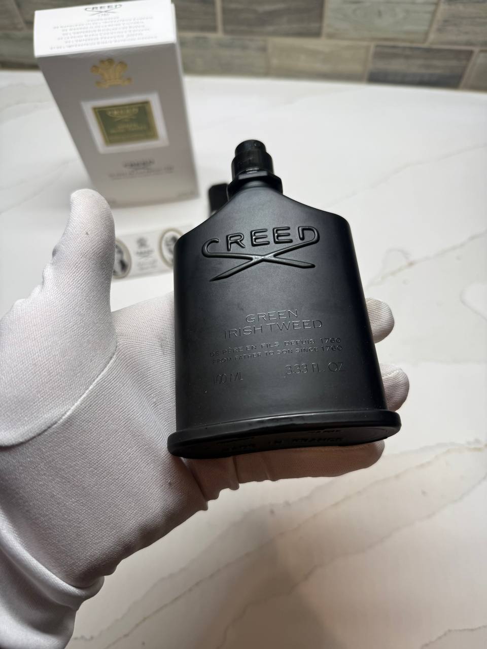 Creed green Irish tweed