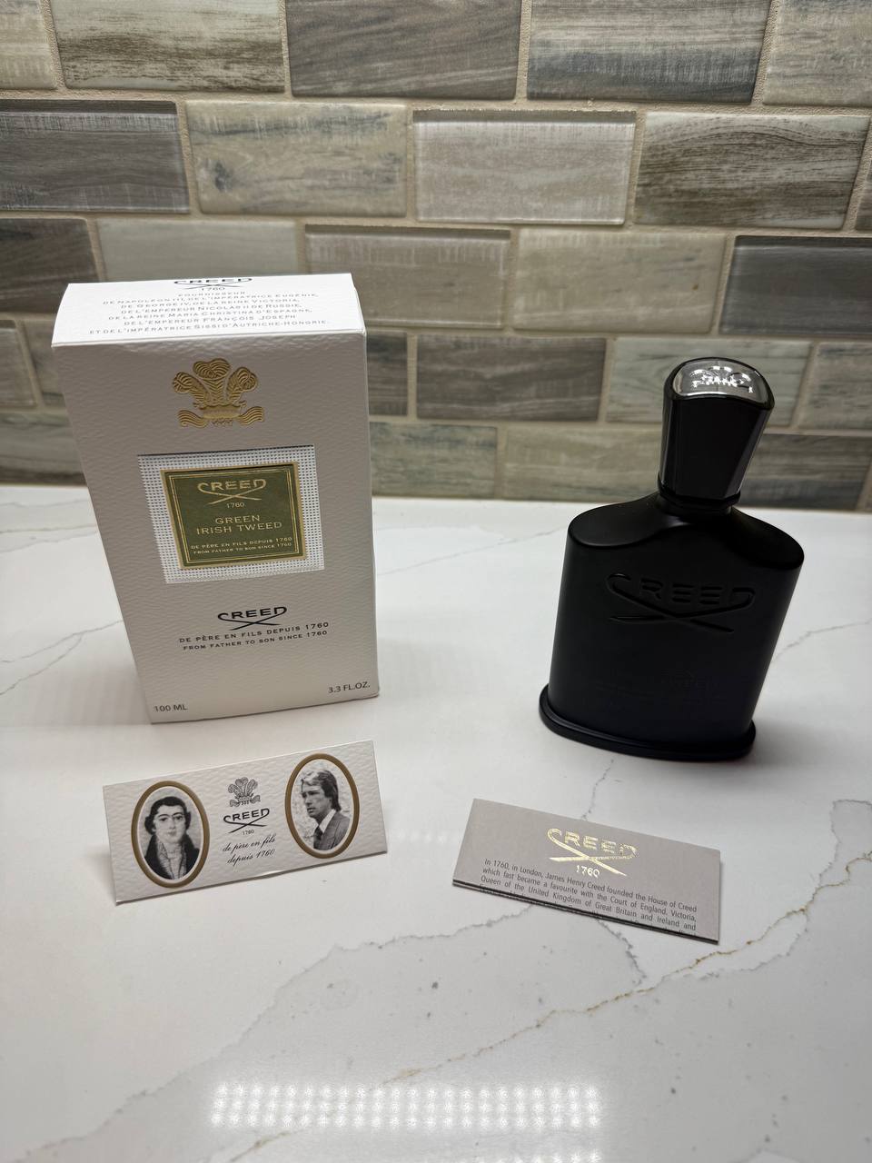 Creed green Irish tweed